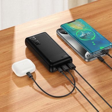 Купити Зовнішній акумулятор HOCO J159A Essence 22.5W+PD20W fully compatible power bank(20000mAh) Black