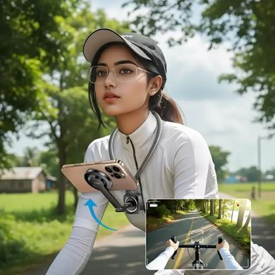 Купити Тримач "REMAX First perspective neck magnetic phone holder RM-C56" Grey