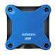 Портативний SSD ADATA SD620 1TB USB 3.2 520/460Mb/s Blue