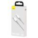 Кабель Baseus High Density Braided Fast Charging Data Cable Type-C to iP PD 20W 2m White