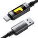 Кабель ACEFAST C21-04 USB-A to USB-C fantasy color series braided Charging data cable Black