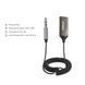 Bluetooth-ресивер UGREEN CM309 Bluetooth Car Receiver Aux with Mic (Space Gray)(UGR-70601)