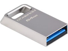 Купити Флеш-накопичувач Kingston USB3.1 Gen.1 DataTraveler Micro 64GB Silver