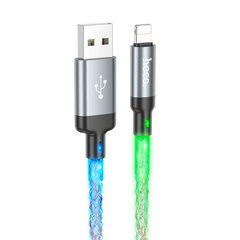 Купити Кабель Hoco U112 USB Type-A Lightning 2.4 A 1m Gray