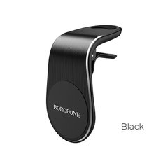 Купити Держатель Borofone Air outlet magnetic in-car holder Black Black