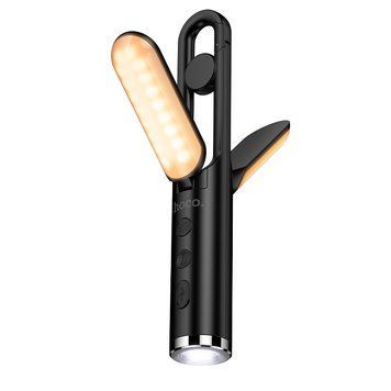Купити Ліхтар кемпінговий HOCO HX13 3W. 1200 mAh. multifunctional camping light Black