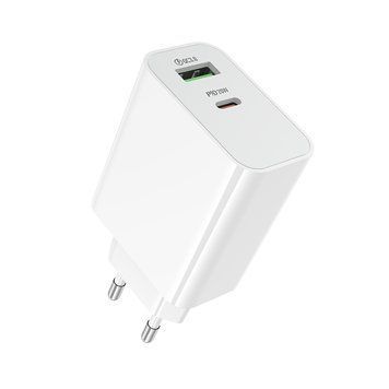 Купити Мережевий зарядний пристрій BOROFONE BA106A Stellar PD20W+QC3.0 charger (EU) White