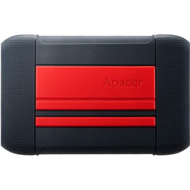 Купити Жорсткий диск зовнішній Apacer USB 3.1 Gen1 AC633 2TB 2,5" Чорно-червоний