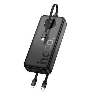 Купити Зовнішній акумулятор HOCO J132A Sabio 22.5W+PD20W fully compatible power bank with 3 cables(20000mAh) Black