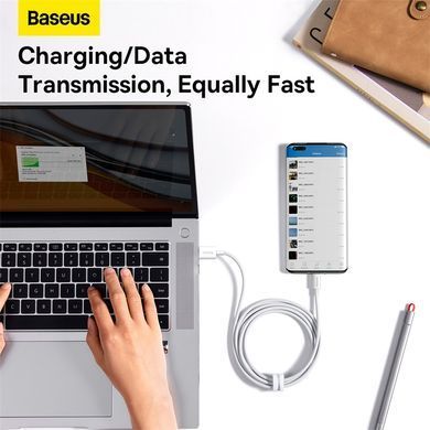 Купити Baseus Superior Series Fast Charging Data Cable USB to Type-C 100W 1.5m Moon White