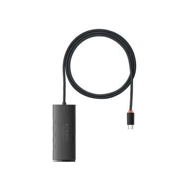 Купити USB-хаб Baseus Lite Series 4-Port Type-C HUB Adapter (Type-C to USB 3.0*4 ) 1m Black