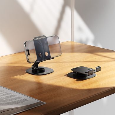 Купити Тримач для телефона BOROFONE BH138 Fit metal folding desktop stand Black