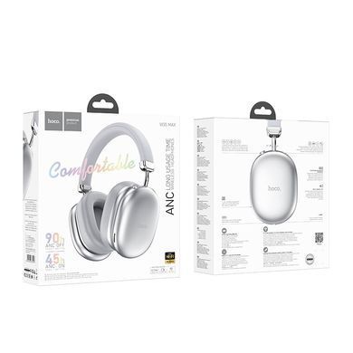 Купити Наушники HOCO W35 Max Auspicious ANC шумоподавляющие BT наушники Silver