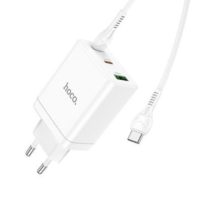 Купити Мережевий зарядний пристрій Hoco N33 Start White
