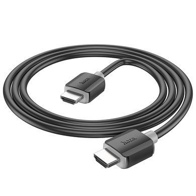 Купити Кабель HOCO US08 HDTV 2.0 male-to-male 4K HD data cable(L=1M) Black