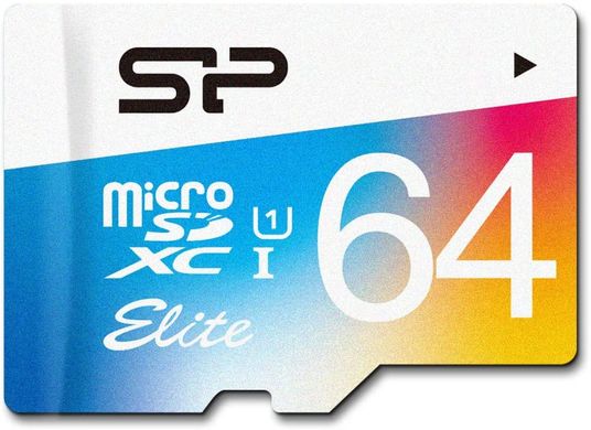 Купити Карта пам'яті SiliconPower microSDXC 64GB Class 10 UHS-I R-85MB/s +SD-адаптер