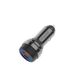Автомобільний зарядний пристрій CHAROME C9 USB-A/Type-C Black