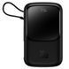 Зовнішній акумулятор Baseus Qpow Pro Digital Display Fast Charge Power Bank 10000mAh 20W iP Edition Black （With: Simple charging cable Type-C 3A 0.3m Black)