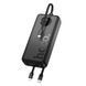 Зовнішній акумулятор HOCO J132A Sabio 22.5W+PD20W fully compatible power bank with 3 cables(20000mAh) Black
