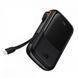 Зовнішній акумулятор Baseus Qpow Pro Digital Display Fast Charge Power Bank 10000mAh 20W iP Edition Black （With: Simple charging cable Type-C 3A 0.3m Black)