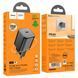 Мережевий зарядний пристрій HOCO N40 Mighty single port PD20W charger Black