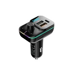 Купити Автомобільний зарядний пристрій CHAROME CF1 2 × USB, USB Type-C Black