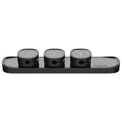 Купити Тримач-затискач для кабелю магнітний Baseus Peas Cable Clip Black