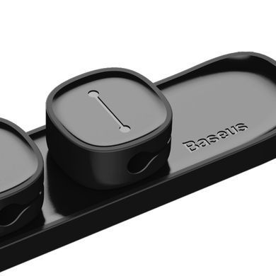 Купити Тримач-затискач для кабелю магнітний Baseus Peas Cable Clip Black