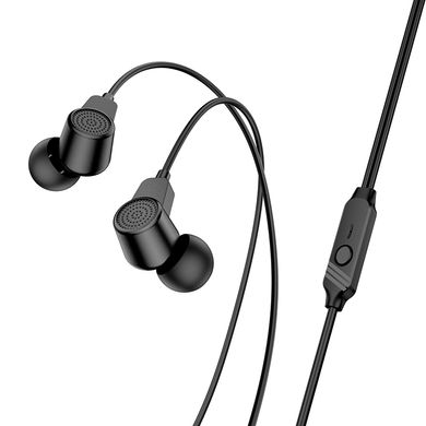 Купити Навушники Borofone BM64 Goalant universal earphones with mic Black