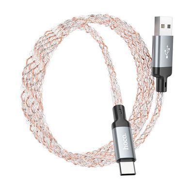 Купити Кабель HOCO U112 Shine charging data cable for Type-C Gray