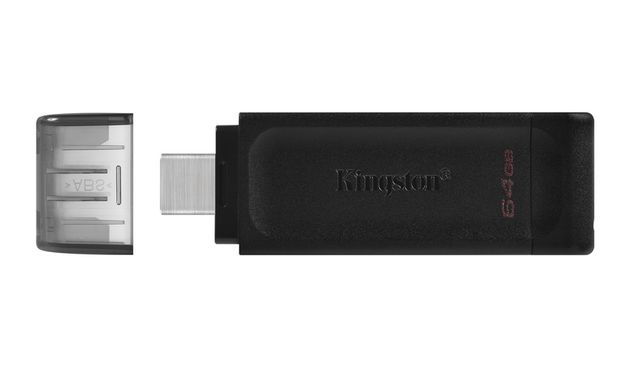 Купити Флеш-накопичувач Kingston DataTraveler 70 USB3.2 64GB Black