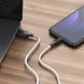 Кабель BOROFONE BX42 USB to Type-C 3A, 1m, силикон, TPE разъемы, Белый
