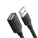 Кабель-подовжувач UGREEN US103 USB Type-A Male USB Type-A Female 2m Black