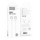 Кабель HOCO X104 Source 60W charging data cable Type-C to Type-C(L=1M) White