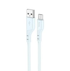 Купити Кабель Hoco X97 Crystal USB Micro 2.4 A 1m Light Blue