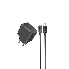 Купити Мережевий зарядний пристрій Hoco CS13A charger set(Type-C to Type-C) Black