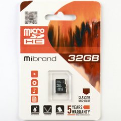 Купити Карта пам'яті Mibrand microSDHC 32GB Class 10 UHS-I (U3)