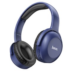 Купити Бездротові навушники Hoco W33 Bluetooth / AUX 3,5 мм Blue