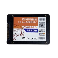 Купити Накопичувач SSD Mibrand Caiman 128Gb 2.5" SATA III (6Gb/s) 3D TLC NAND