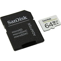 Купити Карта пам'яті SanDisk microSDXC High Endurance 64GB Class 10 UHS-I (U3) V30 до 40 МБ/с R-100MB/s +SD-адаптер