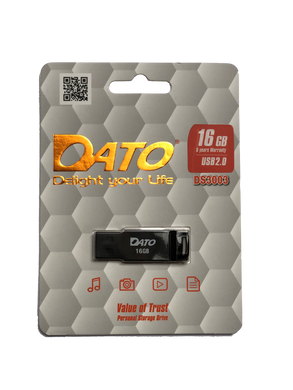 Купити Флеш-накопичувач DATO USB2.0 DS3003 16GB Black