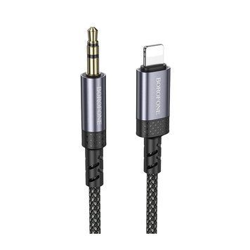 Купити Переходник BOROFONE BL24 Graceful digital audio conversion cable iP Metal Grey