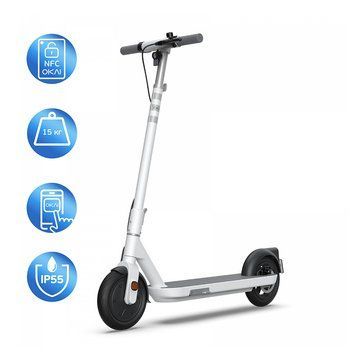 Купити Електросамокат OKAI ES10-NEON Lite White 9", 300(600)W, 7.8Ah, 30km, 25km\h, 20%, NFC, App, 15kg