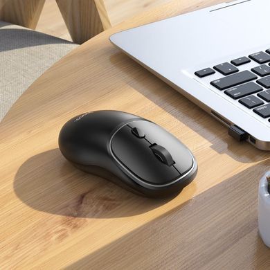 Купити Маніпулятор миша HOCO GM25 Royal dual-mode business wireless mouse Dark Night Black