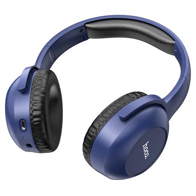 Купити Бездротові навушники Hoco W33 Bluetooth / AUX 3,5 мм Blue