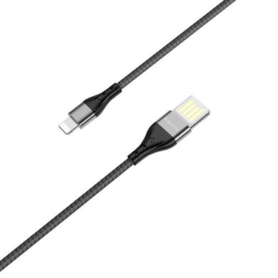 Купити Кабель Borofone BU11 Tasteful Lightning USB 1,2 m Black