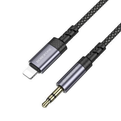 Купити Переходник BOROFONE BL24 Graceful digital audio conversion cable iP Metal Grey