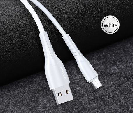 Купити Кабель Usams US-SJ365 U35 USB Micro 2A 1m White
