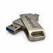 Портативний SSD Wibrand Wolf 1TB USB 3.2 Gen.2 Type-C/Type-A Read/Write 1000MB/s Silver