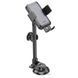 Автотримач для телефона HOCO H27 Rock push-type car holder(center console) Black gray